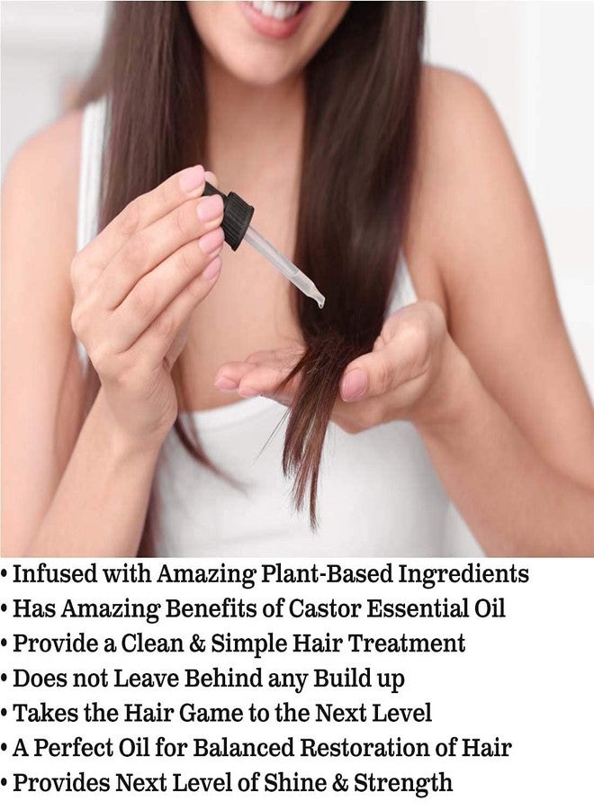 أوليفيا كير زيت الخروع للشعر من أوليفيا كير - مصنوع من مكونات طبيعية بالكامل - يوفر ترميمًا متوازنًا ولمعانًا وقوة. علاج نظيف وبسيط لدعم وتقوية الشعر - Image 4